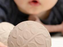 Natruba Rubber Sensory Balls Art.251350 Teether made of 100% natural rubber