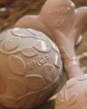 Natruba Rubber Sensory Balls Art.251352 Teether made of 100% natural rubber
