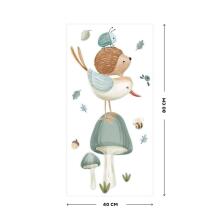 Little Dutch Wall Sticker Art.WD379030 Forest Friends Seinakleebis