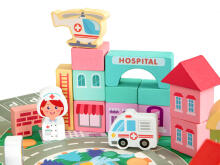 Puitkoolitusplokkide linnamatt 121 tk ECOTOYS