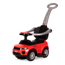 Rider walker pusher 3in1 mänguauto superauto, punane