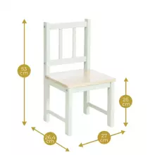 Geuther Activity Seating Set Art.2413SET_GRNA Puidust mööblikomplekt: laud ja 2 tooli