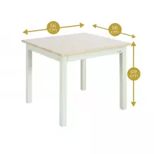 Geuther Activity Seating Set Art.2413SET_GRNA Puidust mööblikomplekt: laud ja 2 tooli
