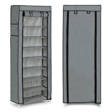 Textile wardrobe with shelves for clothes and shoes ModernHome