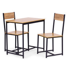 Mööblikomplekt: laud + 2 tooli metall MDF ModernHome