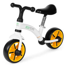 Tasakaaluratas lastele, EVA rattad, reguleeritav iste, must, ECOTOYS