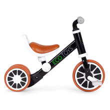 Беговел-коляска с педалями 2в1 черный ECOTOYS