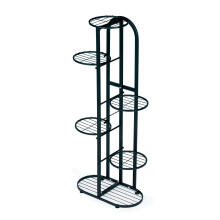 Kaasaegne metallist lillealune 6 tasandit must