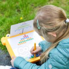 WOOPIE Magnettahvel lastele Montessori MagPad Dinosaurus