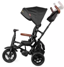 Bebe Basic Rito Deluxe Art.254139 Brown Laste kolmerattaline lenkstangiga, katuse ja täispuhutavate ratastega