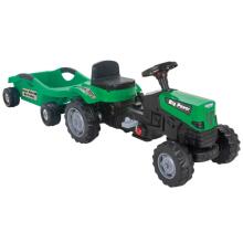 WOOPIE Pedal Traktor Suur PowerTrac XXL Haagisega