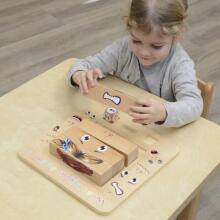 MASTERKIDZ Emotsioonide Õppimise Puitmontessori Mäng