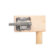 Puidust turvavärav Springos SG005, reguleeritav 72-122 cm