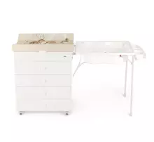Cam Asia Bianca Art.C915006-C264 Practical Wooden Dresser with Baby Bath and Changing Mat