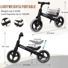 Mncylion Balance Bike Bobike Art.255175 Green Детский велосипед - бегунок с металлической рамой