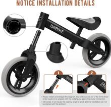 Mncylion Balance Bike Bobike Art.255175 Green Детский велосипед - бегунок с металлической рамой