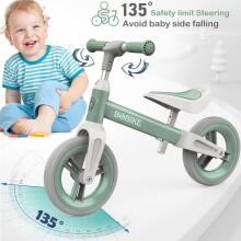 Mncylion Balance Bike Bobike Art.255175 Green Детский велосипед - бегунок с металлической рамой