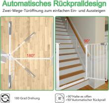 Naizy N Stop Safety Gate Art.255186 White Security Gate
