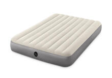 Inflatable Velour Air Mattress 203x152 cm Intex 64103