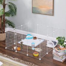 Modulaarne mänguait väikestele loomadele – hamster, meriseene, närilised valge