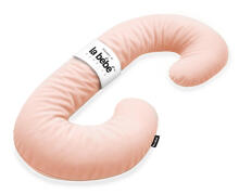 La Bebe™ Maternity Pillow Cotton Sì -Duo Art.255998 Peach Хлопковая ткань. Многофункциональная подушка/подкова для беременных  с наполнителем memory foam