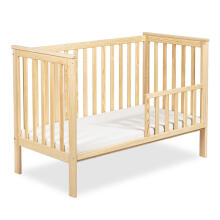 Klups Iwon Art.256073 Pine Laste puidust võrevoodi piirdega, 120x60 cm