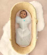 Love To Dream Swaddle Up Bambusa S Art.LTD-L1001001DPKS Dusty Pink  Cotton swaddle-sleeping bag for comfortable sleep, swaddling S size.