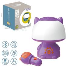 WOOPIE Multifunktsionaalne RGB Lamp Bluetooth Kõlar Karaoke Hääle Modulaator SD Kaart AUX Lilla