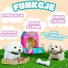 WOOPIE Interaktiivne Pehme Koer Luuga Bichon Golden Retriever