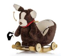 MILLY MALLY 4771 Kiikuv Koer Polly Plus - Pruun Koer