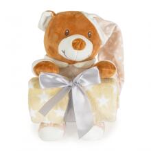 Mini Baby Addie Bear Set Art.257593 Beige  Beebitekk 70x100 cm