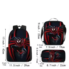 Children School Backpack Spiderman Art.258558 Vikerkaare