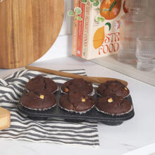 Salter BW07035BRMFOB Megastone 6 Cup Muffin Pan
