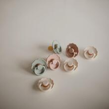 Frigg Daisy Round Latex Art.76222486 Aurora/Croissant Pacifier (nipple) made of 100% natural rubber 6-18 months (2 pcs.)
