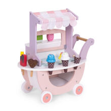 Puidust jäätisekäru lastele 12 tükki ECOTOYS