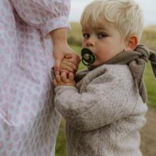 Frigg Little Viking Round Latex Art.10523 Knud  Pacifier (nipple) made of 100% natural rubber 0-6 months (1 pcs.)