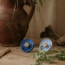 Frigg Little Viking Round Latex Art.10511 Harald  Pacifier (nipple) made of 100% natural rubber 0-6 months (1 pcs.)