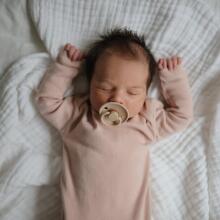 Frigg Little Viking Round Latex  Art.101536 Harald/Sigrid Pacifier (nipple) made of 100% natural rubber 0-6 months (2 pcs.)