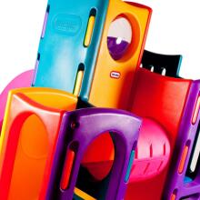 Little Tikes Suur Mänguväljak Ahvide Kasega Liuguritega