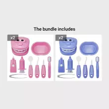 Doctor Set Smile Dentist Teeth Art.260087 Blue  Комплект для юного/смелого  зубного врача Челюсти-Улыбка супергероя