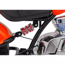 Motorcycle Chopper Warrior Art.260377 Orange Võimas 12v lapsega elektriline auto