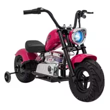 Motorcycle Chopper Warrior Art.260378 Pink Võimas 12v lapsega elektriline auto