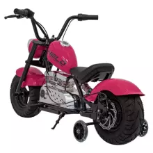 Motorcycle Chopper Warrior Art.260378 Pink Võimas 12v lapsega elektriline auto