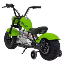 Motorcycle Chopper Warrior Art.260379 Green Võimas 12v lapsega elektriline auto