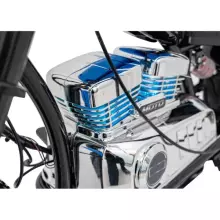 Motorcycle Chopper Warrior Art.260383 White Võimas 12v lapsega elektriline auto