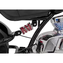 Motorcycle Chopper Warrior Art.260383 White Võimas 12v lapsega elektriline auto