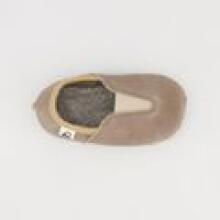 Bebe Basic Kids Hip-Hop Punsa Gymnastics Shoes Art.SB131 Eco Olive  Чешки гимнастические c кожанной подошвой