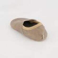 Bebe Basic Kids Hip-Hop Punsa Gymnastics Shoes Art.SB131 Eco Olive  Чешки гимнастические c кожанной подошвой