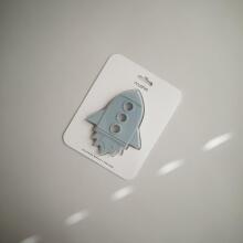 Mushie  Silicone Teether Rocket Art.2560455 Silikoonist kõristi (100% looduslik)
