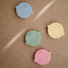Mushie  Silicone Teether Face Art.2560318 Силиконовая погремушка (100% натуральная)